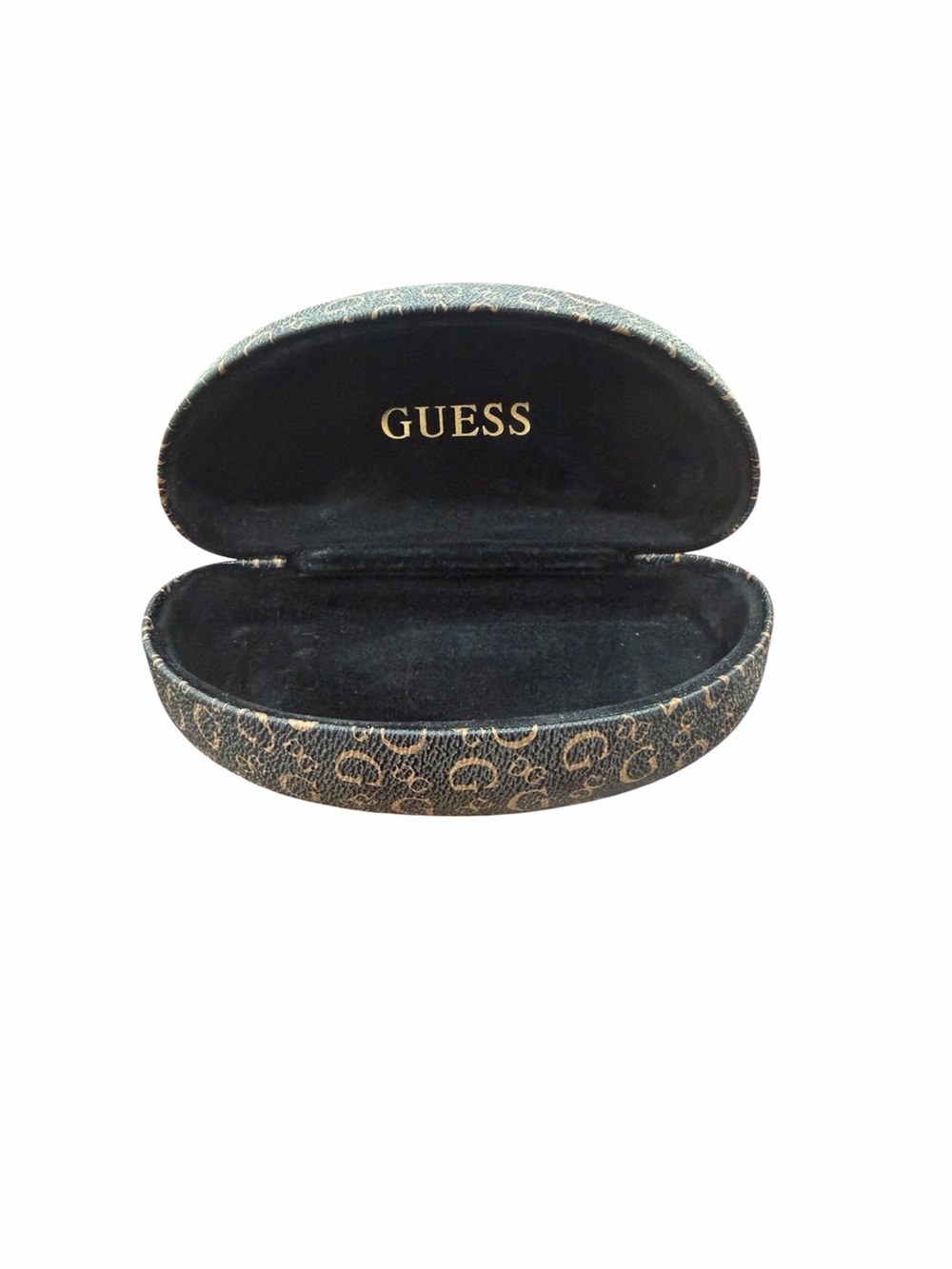 GUESS Black & Brown Signature Sunglasses Case